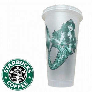 STARBUCKS Mermaid Siren Reusable Cup